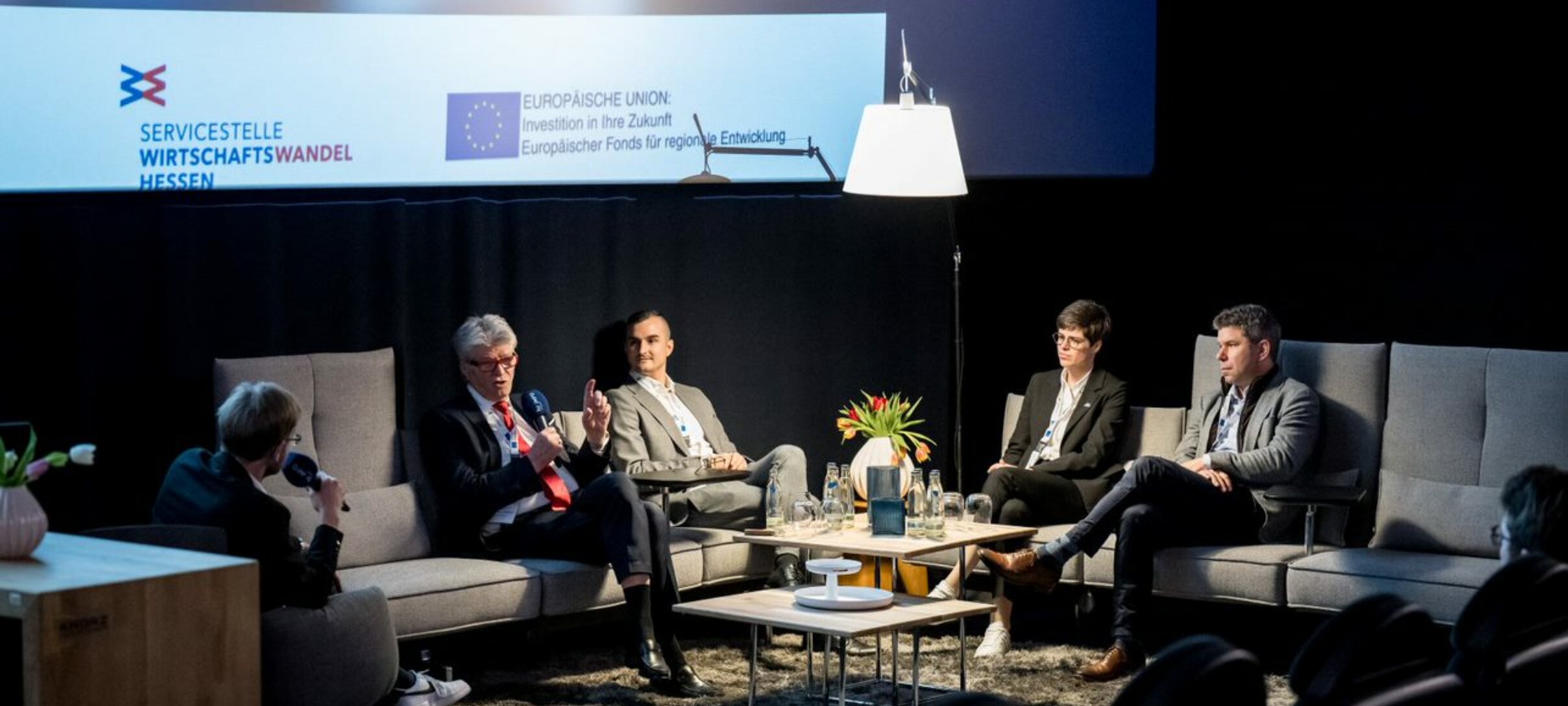 Panelteilnehmer Innovationsforum Mittelhessen | © Tilman Lochmüller